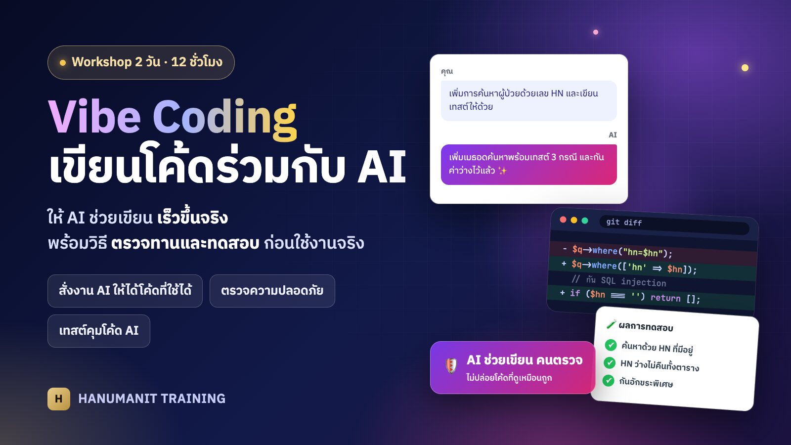 Vibe Coding: พัฒนาซอฟต์แวร์ร่วมกับ AI อย่างมืออาชีพ